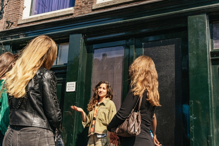Amsterdam: Life of Anne Frank and World War II Walking Tour Group Tour in German