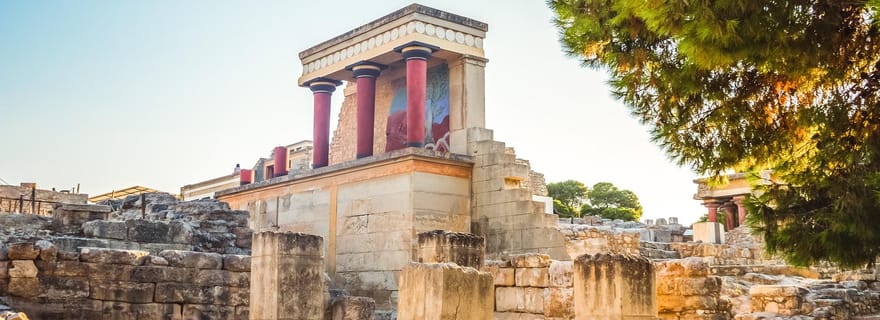 Visite d'une jounée : Knossos, moulin à olives Koronekes, vignoble Lyrarakis