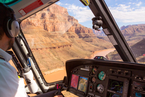 Tour du Grand Canyon en hélicoptère avec le Strip de VegasDépart de jour