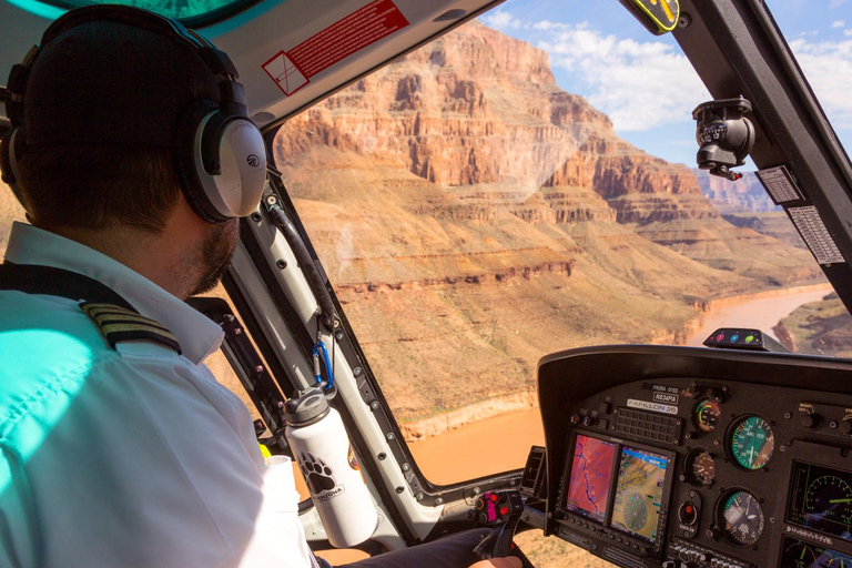 Tour du Grand Canyon en hélicoptère avec le Strip de VegasDépart de jour