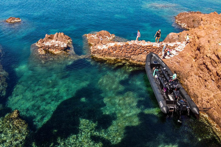 Cannes: excursión en barco por el macizo del EstérelCannes: Estérel Massif Boat Excursion