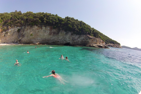 Lefkimmi: Blue Lagoon Cruise with BBQ Lunch and Swim Stops