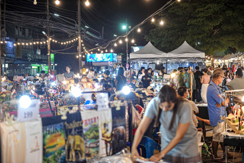 Vista del Gran Buda, el mercado ChillVa, Wat Chalong y el casco antiguo de Phuket