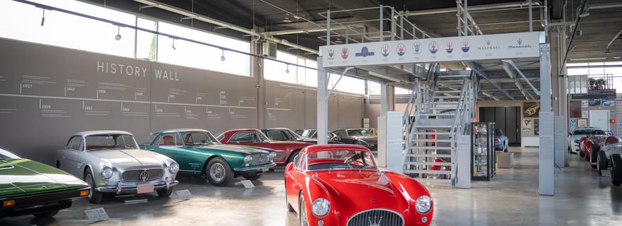 Modène : billet d'entrée à la collection Maserati Umberto Panini