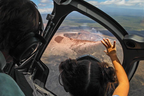 Hilo : tour en hélicoptère au-dessus des volcans et des chutes d&#039;eau