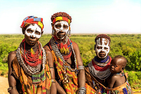 Jinka: 4-tägige Omo Valley Tribes Tour mit Unterkunft4 Tage Omo Valley Kultur Tour