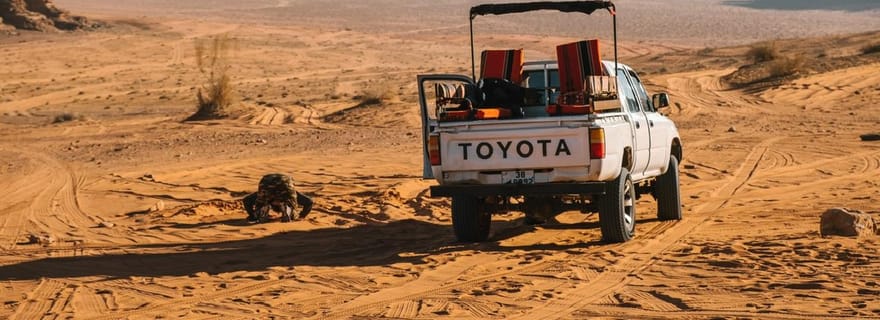 Wadi Rum : 3 heures d'excursion en jeep dans le désert