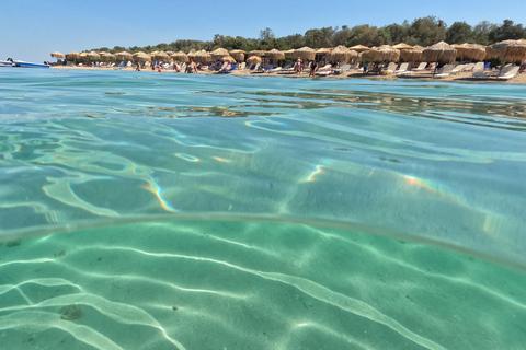 Athènes : excursion d&#039;une journée en bateau avec baignade et piscine thermaleAthènes : excursion d&#039;une journée en bateau vers les îles avec baignade