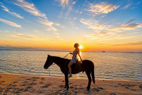 Gili Trawangan: Horseback Ride with Photo & Video
