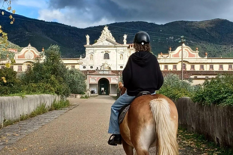 Certosa di Calci: Horseback Riding Experience for Beginners in Nature Horseback ride with aperitif