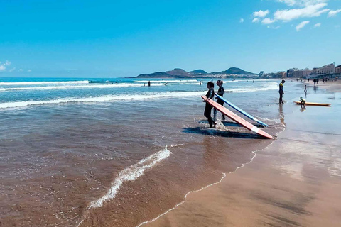 Surf lessons in Las Canteras Beach Private Surf Lessons