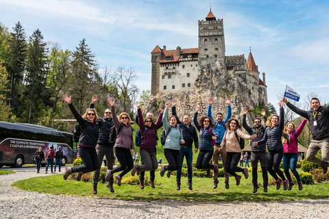 Bucharest: Wednesday’s Nevermore, Bran & Peles Castles Tour Audio guide in 24 languages
