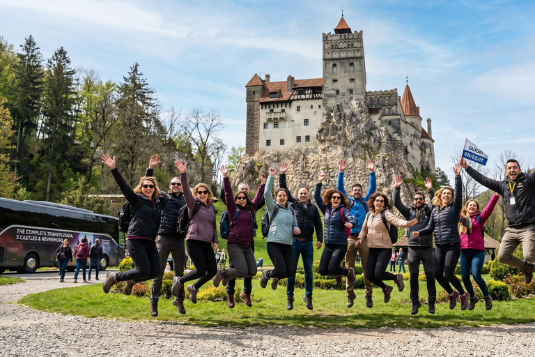 Bucharest: Wednesday’s Nevermore, Bran & Peles Castles Tour Audio guide in 24 languages