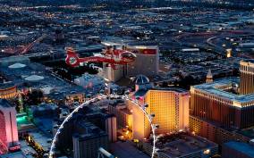 Las Vegas: Night Helicopter Flight over Las Vegas Strip