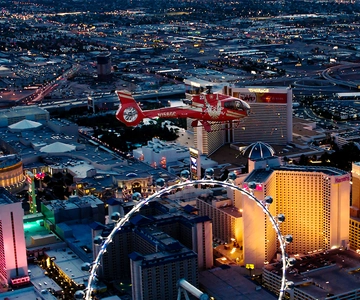 Las Vegas: Night Helicopter Flight over Las Vegas Strip
