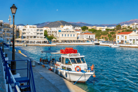 From Heraklion: Spinalonga All-Inclusive BBQ Cruise & Guide Italian Language
