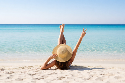 Ibiza: Formentera Boat with Open Bar, 3 meals & Sunset Party ADVANCE: Standard selection of food & open bar option