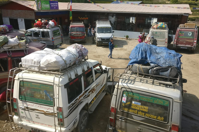 Transfer z Katmandu do Dharapani - droga do Annapurna CircuitZ Katmandu do Dharapani przez Besisahar (lokalny autobus i jeep)