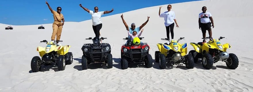 Visite en quad des dunes de sable d'Atlantis au Cap