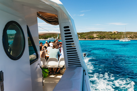 Ab Palau: Tagestour zu den La Maddalena-Inseln mit dem BootVon Palau aus: La Maddalena Inseln Ganztägige Bootstour 2