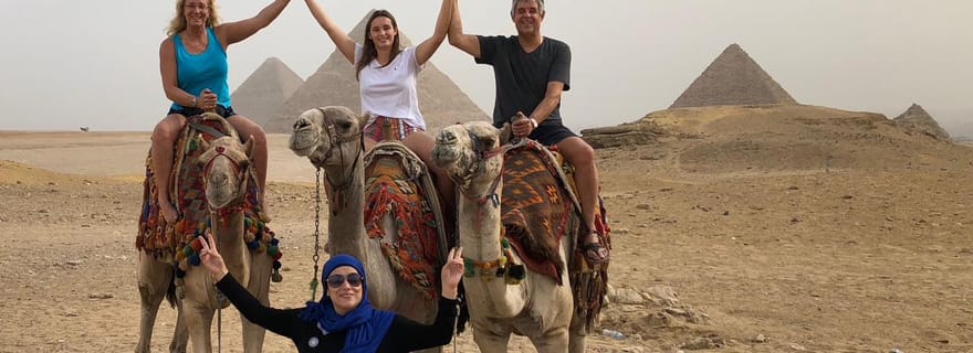 VISITE D'UNE JOUNÉE : PYRAMIDES DE GIZA, SPHINX, SAQQARA ET MEMPHIS