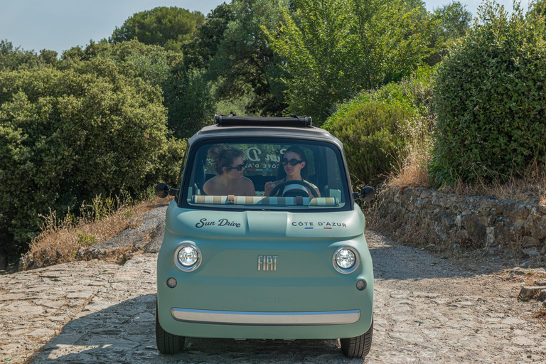 Antibes: Tour in a 100% electric Fiat Topolino 1-hour Discovery Tour in a Fiat Topolino