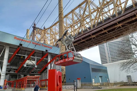 New York City Roosevelt Island Rundvandring med spårvagn