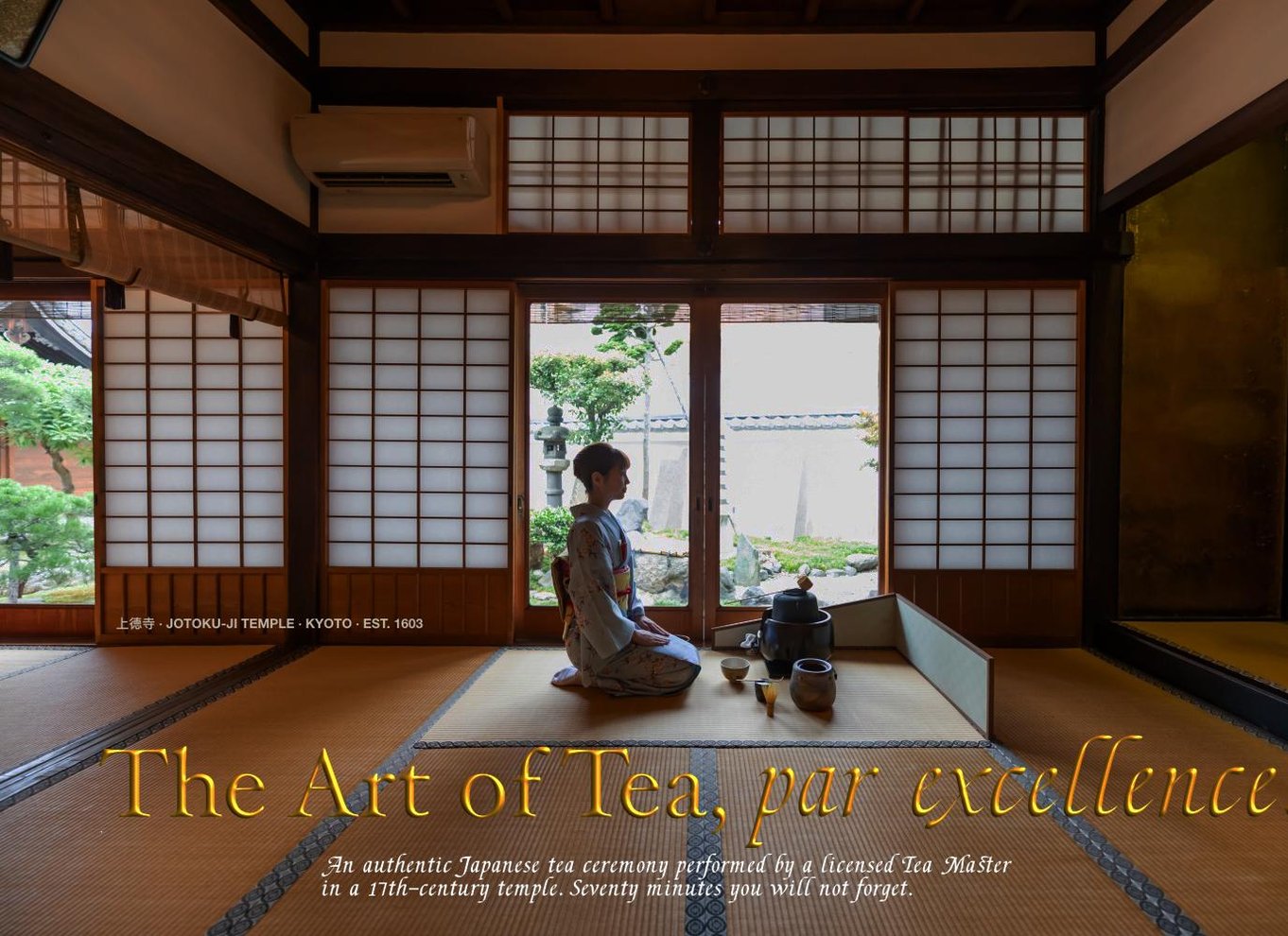 Kyoto: Te-ceremoni Ju-An ved Jotokuji-templet