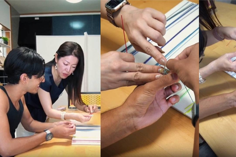 Kioto: Warsztaty rzemieślnicze Mizuhiki z herbatąKioto: warsztaty rzemieślnicze z mizuhiki i herbata