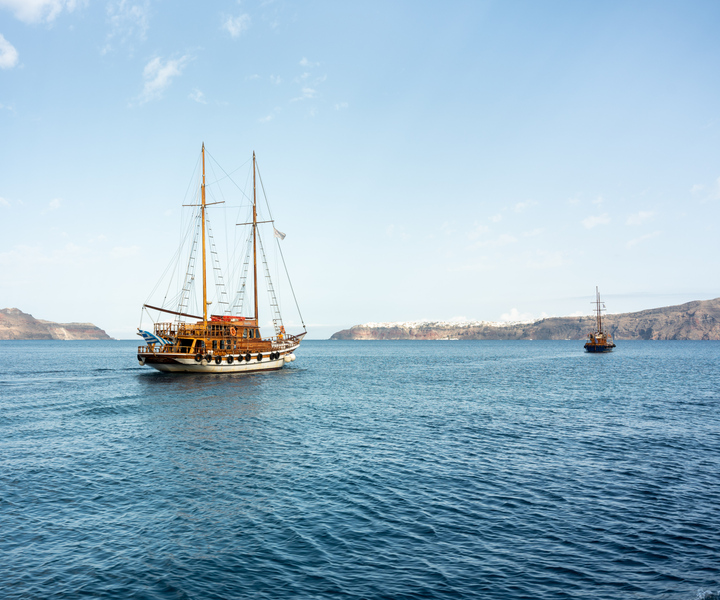 Santorini: crociera alle isole vulcaniche e visita alle sorgenti termali