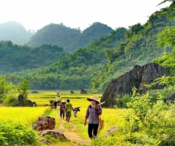 Vanuit Hanoi: Mai Chau Excursie 1 dag met fietsen en lunch