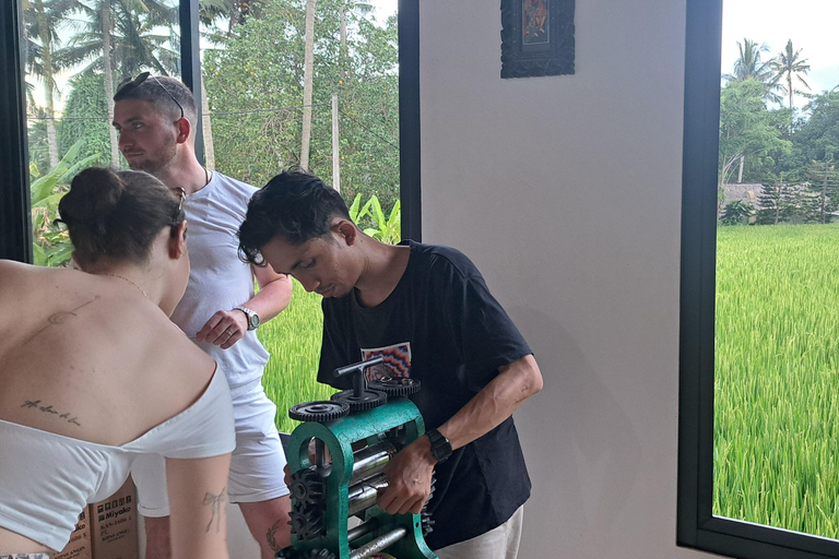 Ubud: Silver Jewelry-Making Workshop with Rice Field View