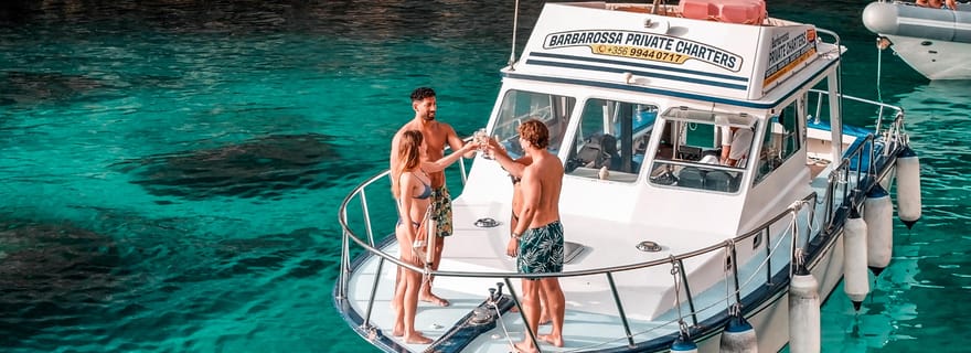 Malte : Comino, Blue Lagoon, Crystal Lagoon et grottes marines