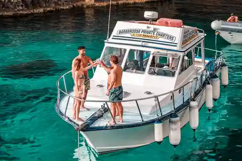 Malta: Comino, Blue Lagoon Crystal Lagoon and Caves