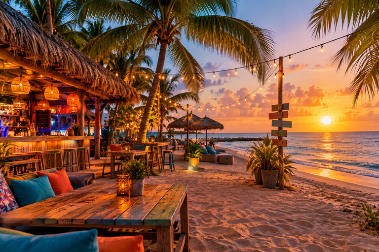 Oranjestad: Ludwig’s Beach Bar Crawl with VIP Club Entry Beach Bar Crawl 9:30PM