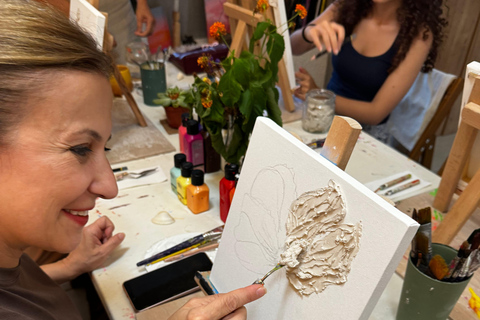 Antalya Relief Technique Canvas Painting Workshop 3D Texture