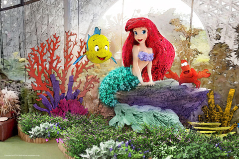 Singapur: Ogród Cudów Disneya we Floral FantasyDisney Garden of Wonder w Floral Fantasy