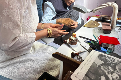 Jaipur: Private Meenakari on Silver Workshop