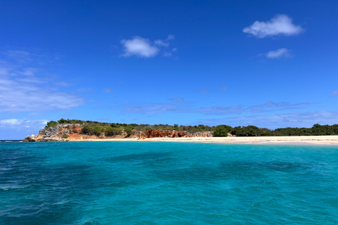 St. Martin: catamaran-snorkelcruise met open bar en lunch