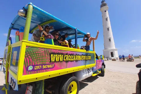 Half day Full Island Tour & Baby Beach by Cross Aruba Tours