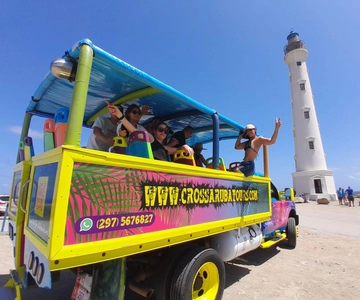 Half day Full Island Tour & Baby Beach by Cross Aruba Tours