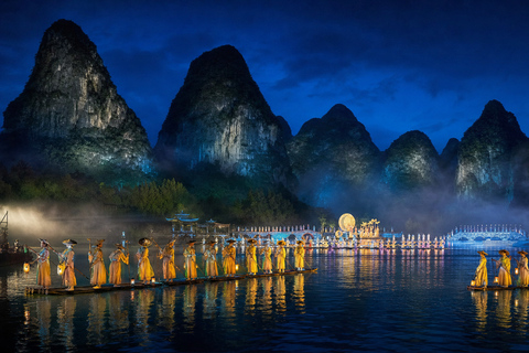 YangShuo: Impression Liu Sanjie Show Ticket with Options A2 President VIP | Tea Break, Drinks & Premium View