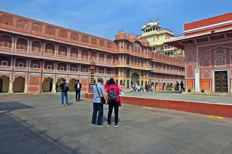 Jaipur: Half-Day Heritage & Cultural Tour of Pink City Only Car Driver Tour without Guide