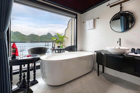 Hanoi: 2-Day Ha Long &amp; Lan Ha Bay 5-Star Boat with Balcony