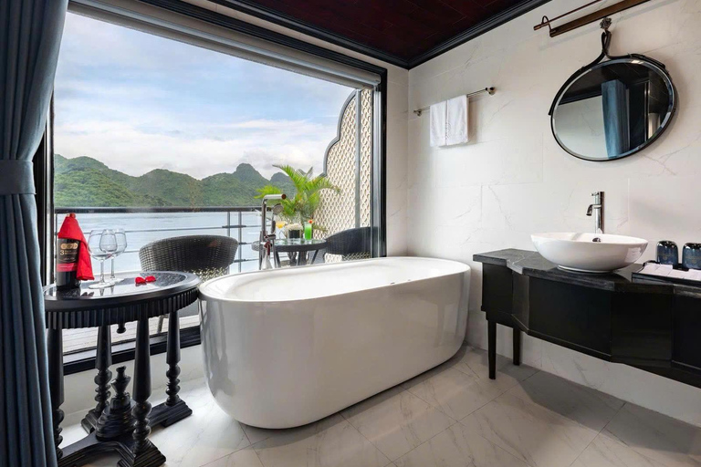 Hanoi: 2-Day Ha Long &amp; Lan Ha Bay 5-Star Boat with Balcony