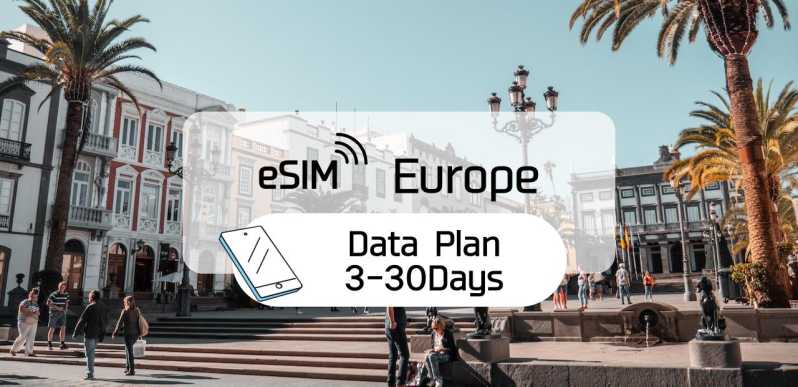 Europe: eSim Roaming Data Plan (0.5-2GB/ Day)