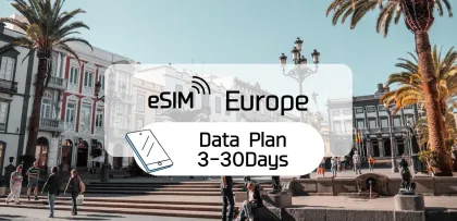 Europa: eSim Roaming-Datenplan (0,5-2GB/Tag)