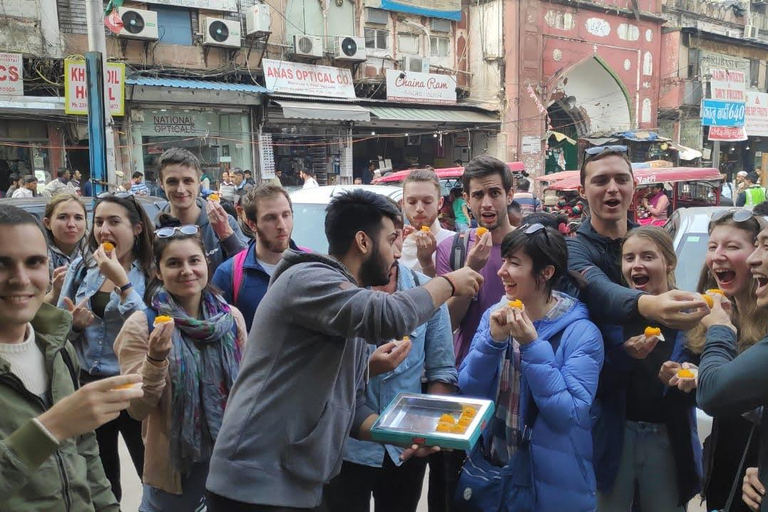 Old Delhi straat eten en erfgoed wandeling