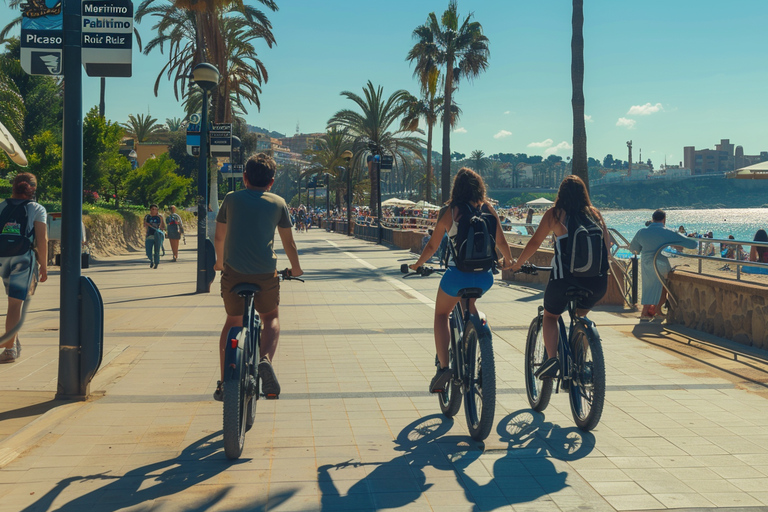 مالقة: جولة بالدراجة الإلكترونية في المدينة مع غابة جبل الفارو