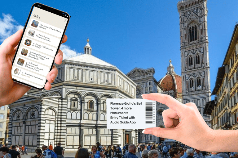 Florence Duomo Complex & Giotto's Bell Tower Ticket+AudioApp